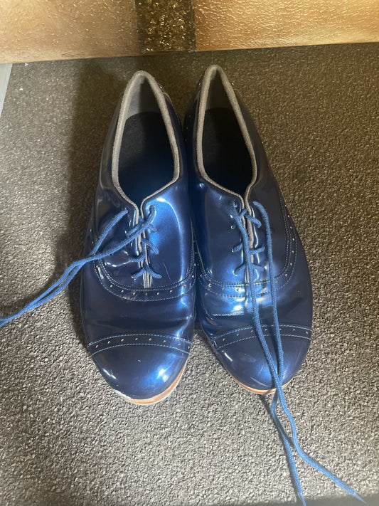 Limited Edition Ladies Jason Samuels Smith Tap Shoes - Metallic Blue
