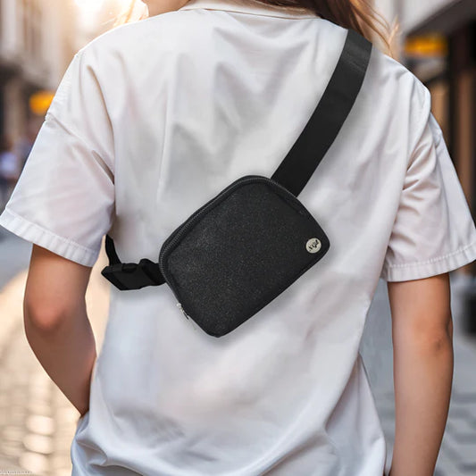 Glitter Canvas Sling Belt