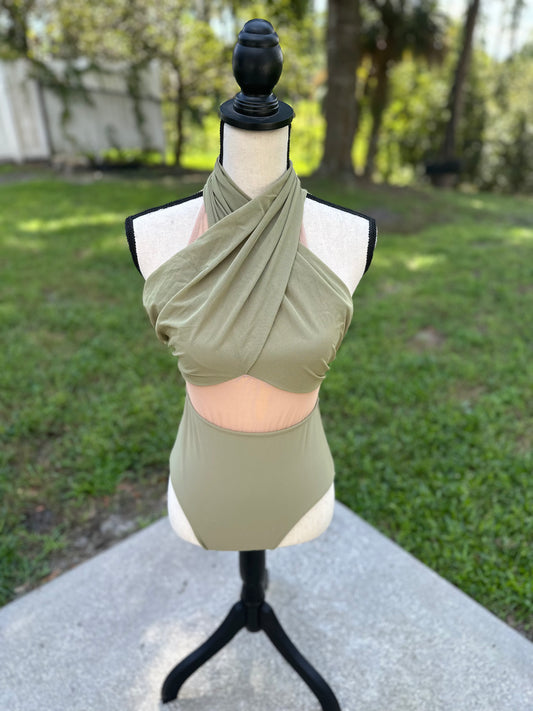 CosiG Elegance Leotard - Olive