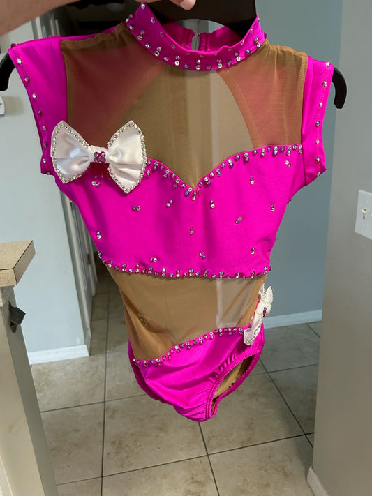 Hot Pink and Blinged Out Dance Dance Costume