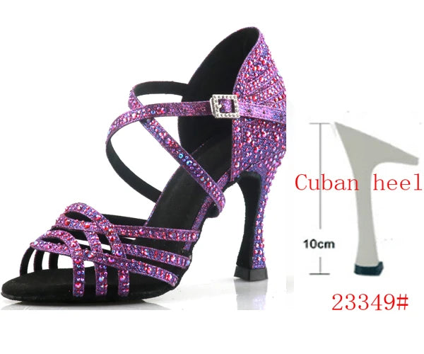 Women's Purple Latin Dance Shoes