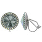 Rhinestone Dance Earrings - Black Diamond
