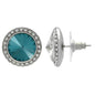 Rhinestone Dance Earrings - Zircon