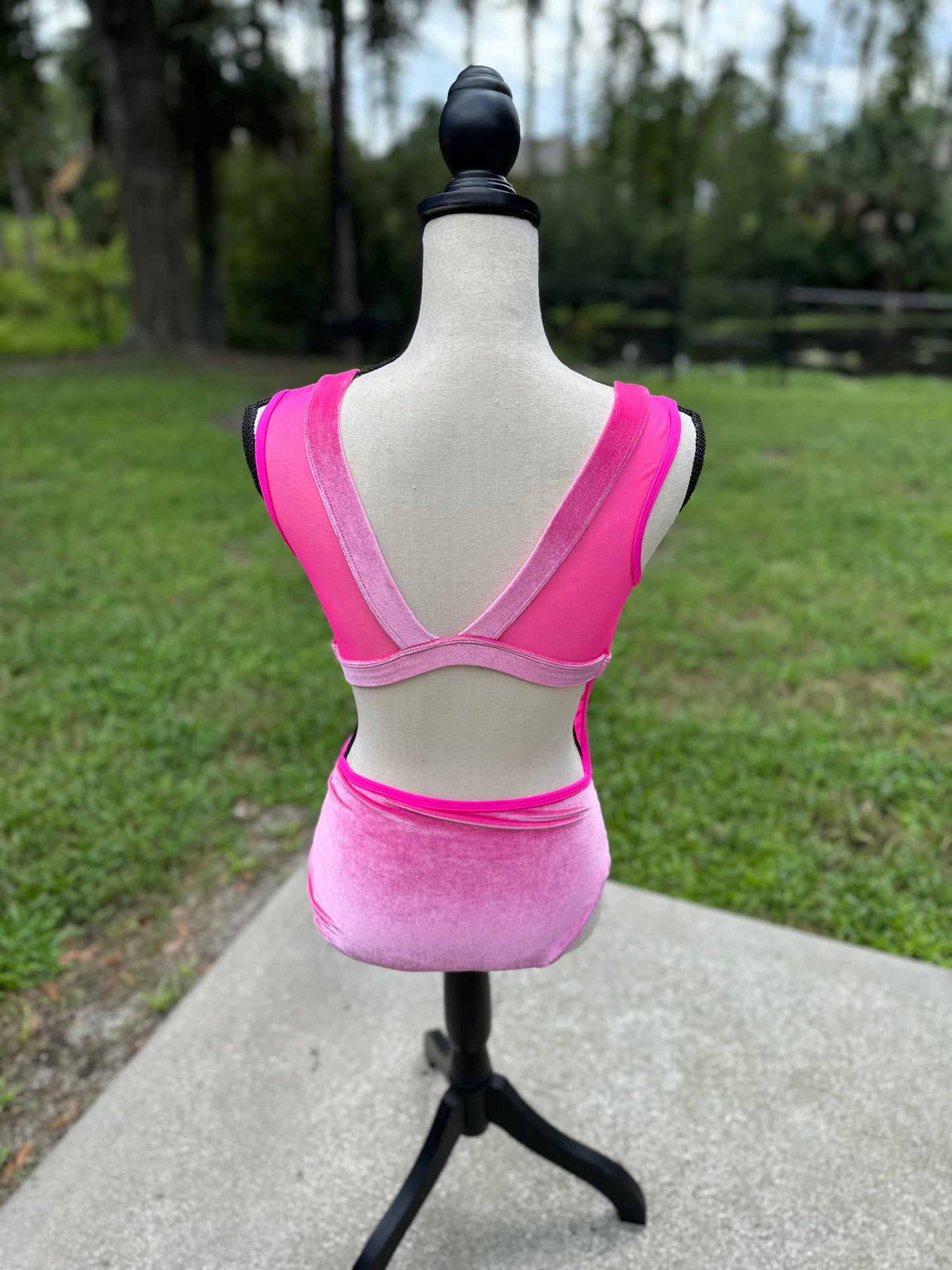 Kandi Kouture Hot Pink Velvet - AXS