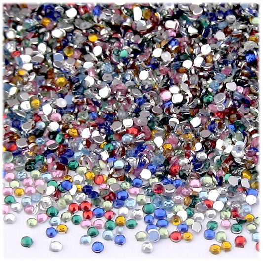 Mix Glass FlatBack Rhinestones