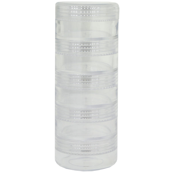 Stackable Round Plastic Containers