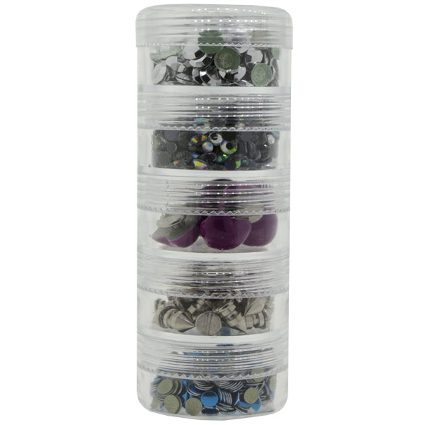 Stackable Round Plastic Containers