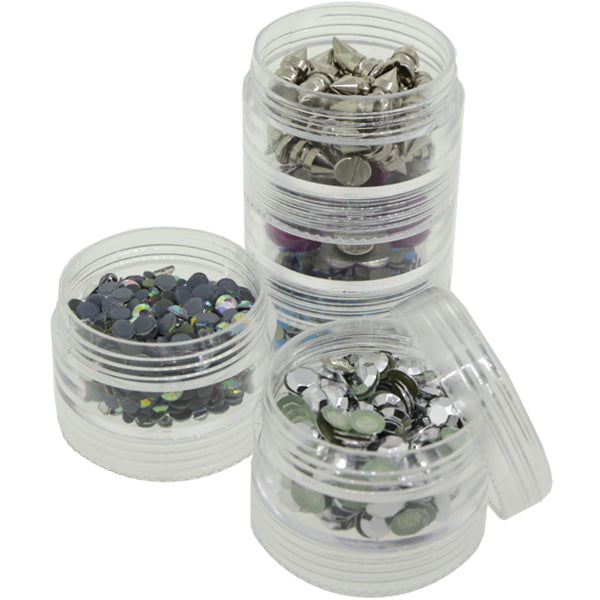 Stackable Round Plastic Containers