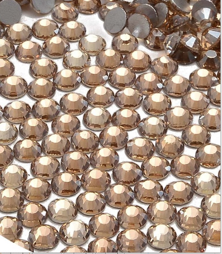 Champagn Glass Flatback Rhinestones