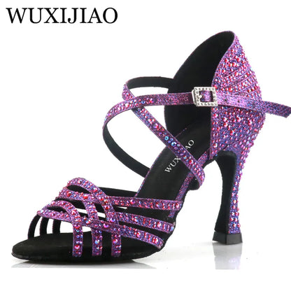 Women's Purple Latin Dance Shoes