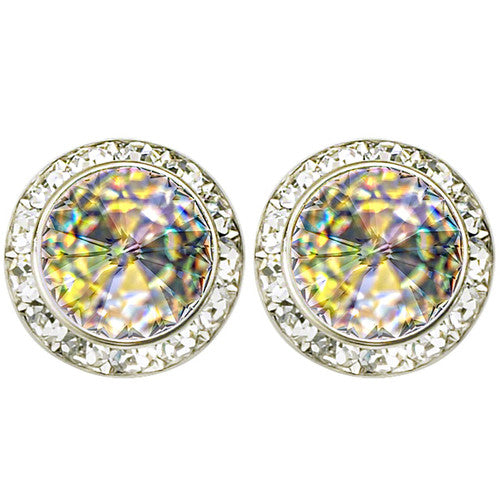 Rhinestone Dance Earrings - Jonquil Laser Shine