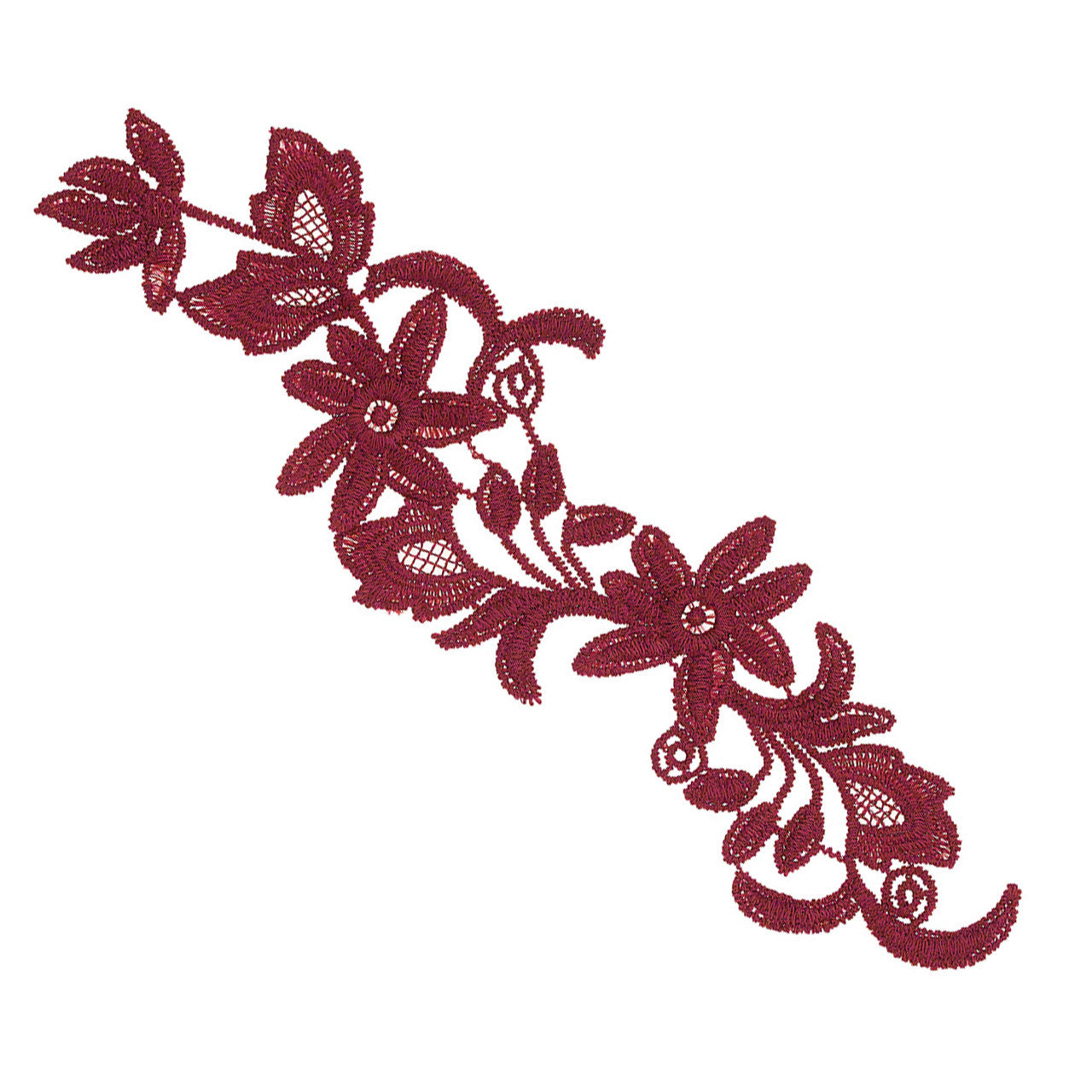 Applique - Burgundy Tones