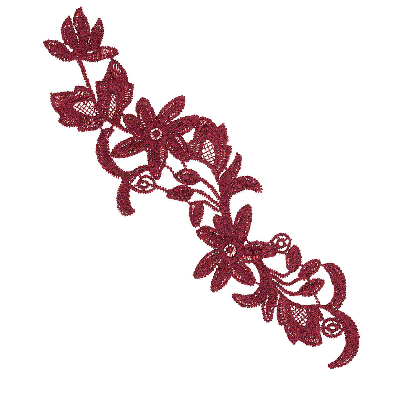 Applique - Burgundy Tones