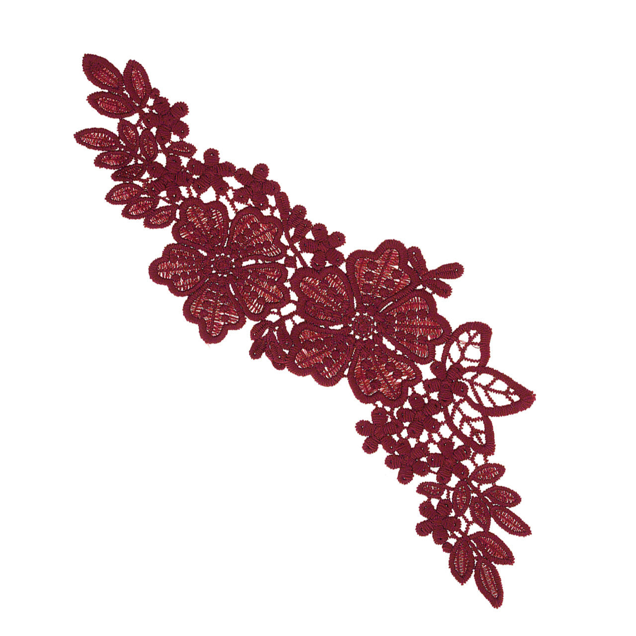 Applique - Burgundy Tones