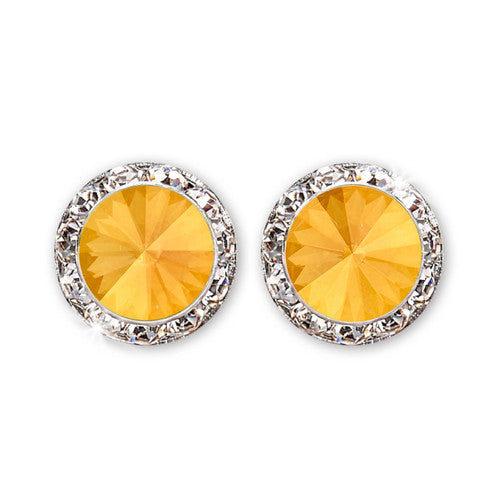 Rhinestone Dance Earrings - Sunrise